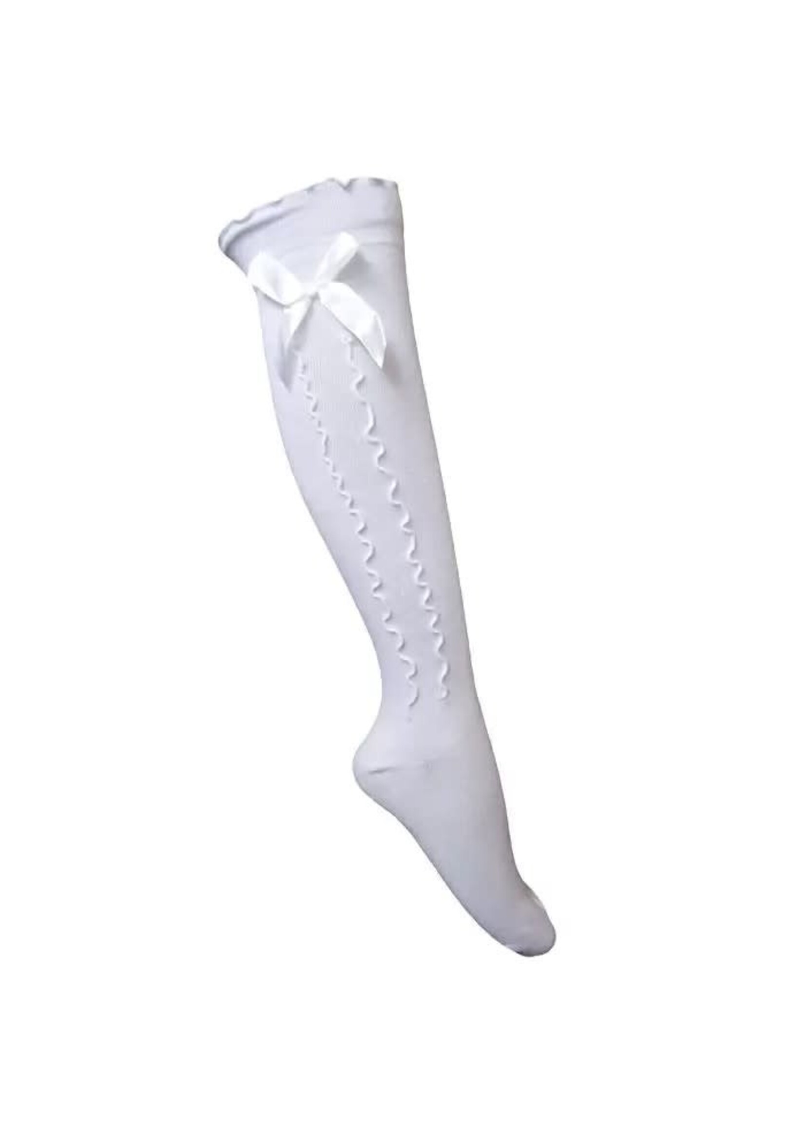 Feestkleding Breda Tirolerkousen  wit