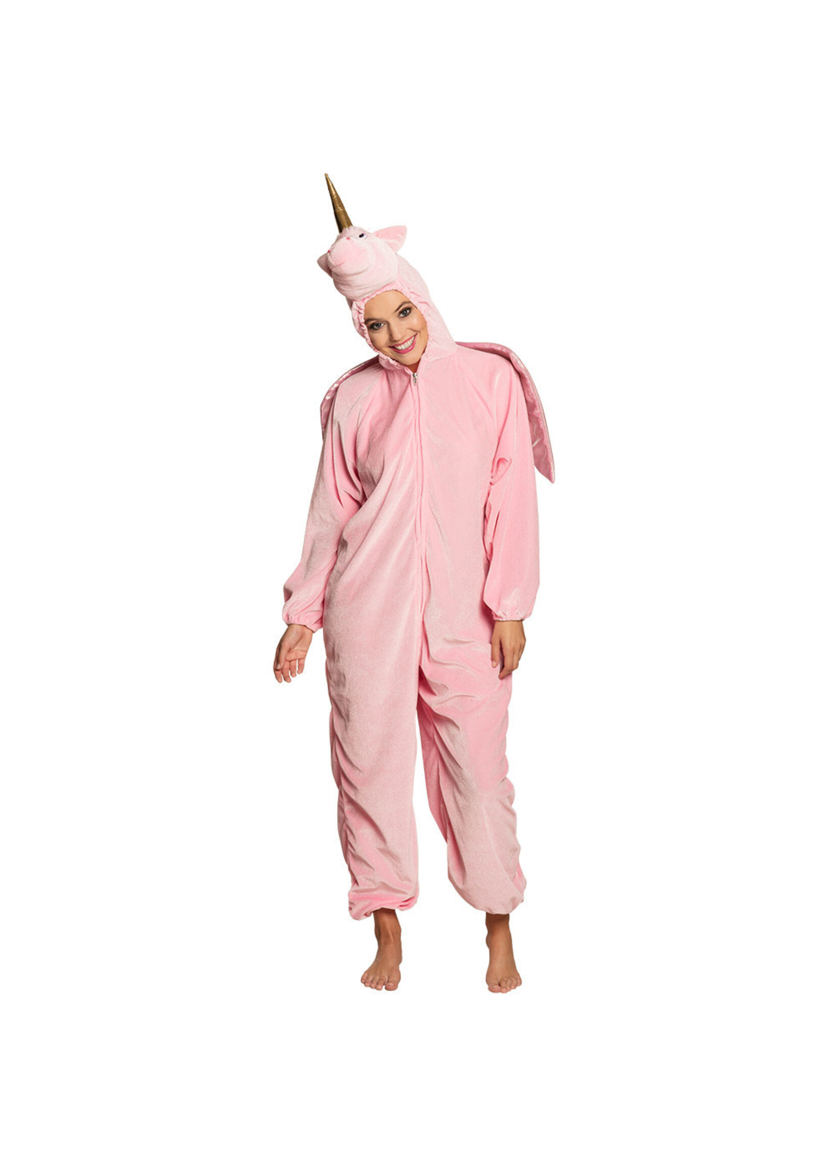 Boland Dierenkostuum Eenhoorn pluche roze