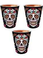 Fiestas Guirca Day of the Dead Schedel shotglazen Set (3st)
