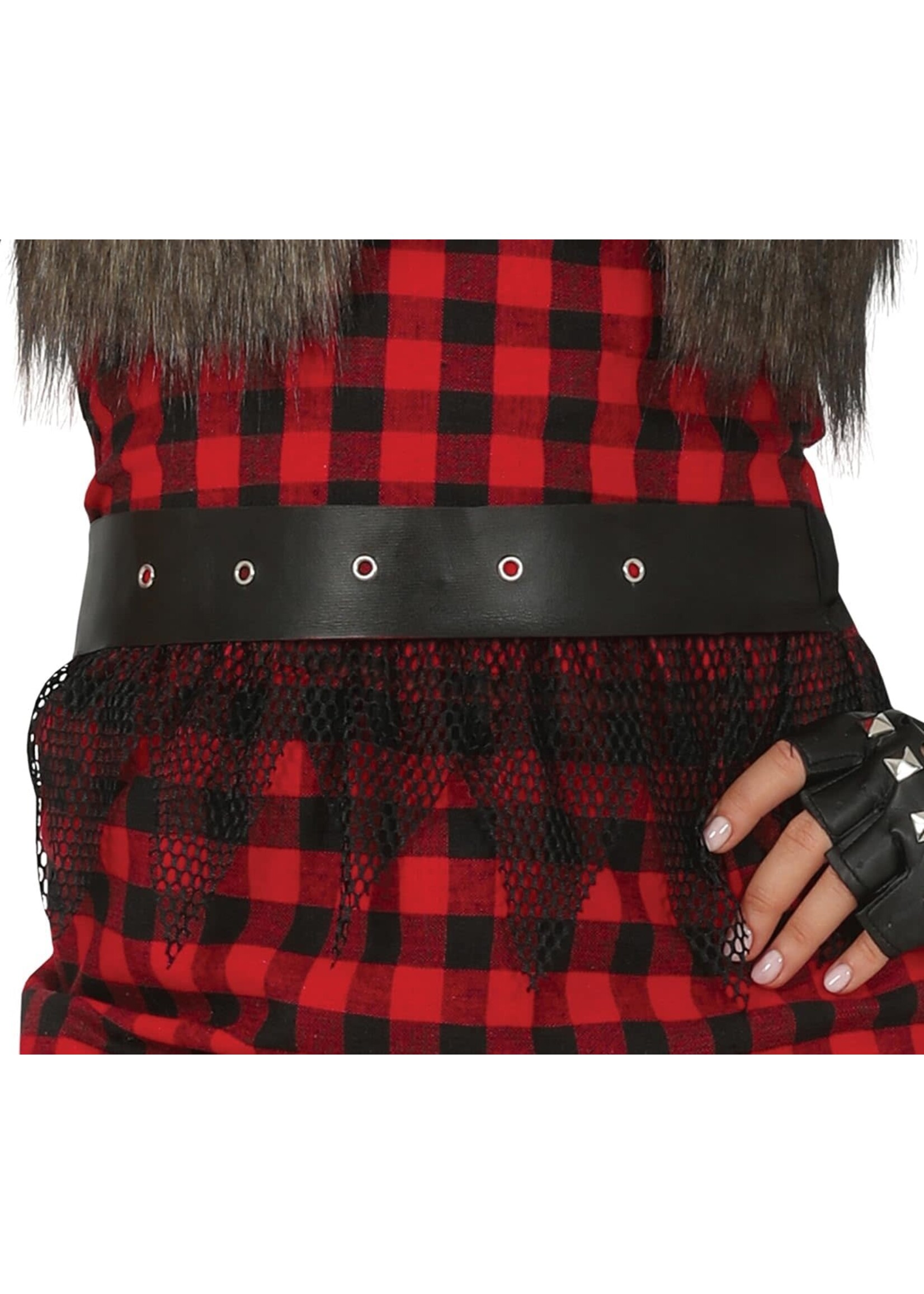 Fiestas Guirca Kostuum Rebelse Punk Wolf Dames