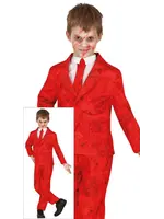 Fiestas Guirca Rode Joker Kostuum Pak Kind