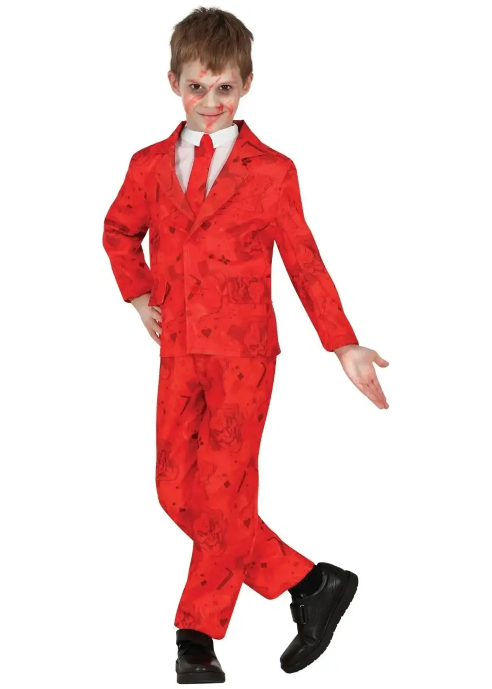 Fiestas Guirca Rode Joker Kostuum Pak Kind