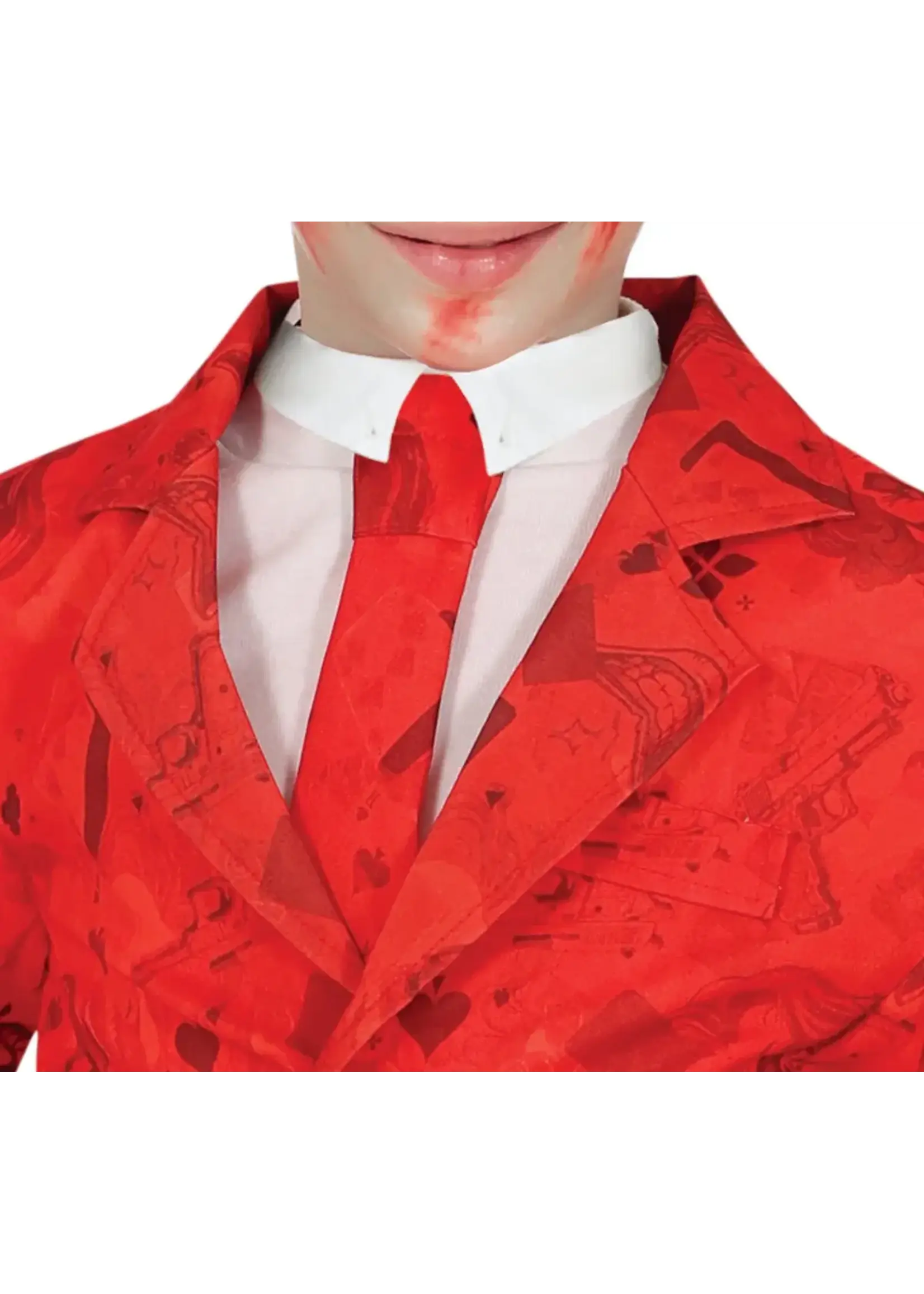 Fiestas Guirca Rode Joker Kostuum Pak Kind