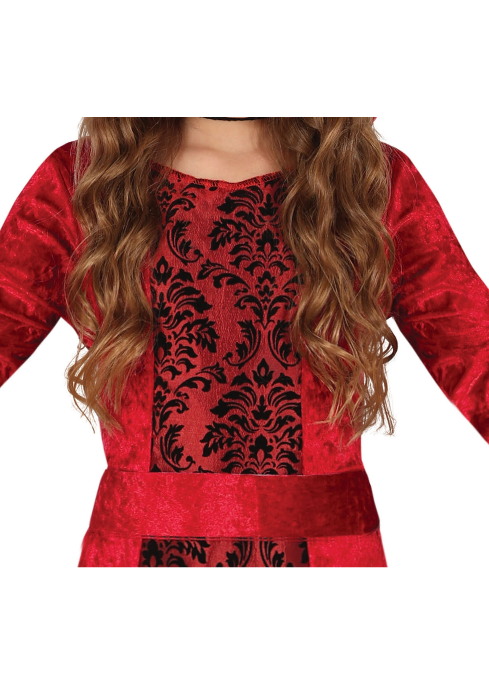 Fiestas Guirca Gothic rood vampier kostuum kind