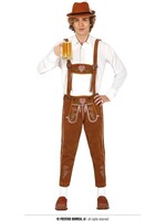 Fiestas Guirca Tiroler broek bruin