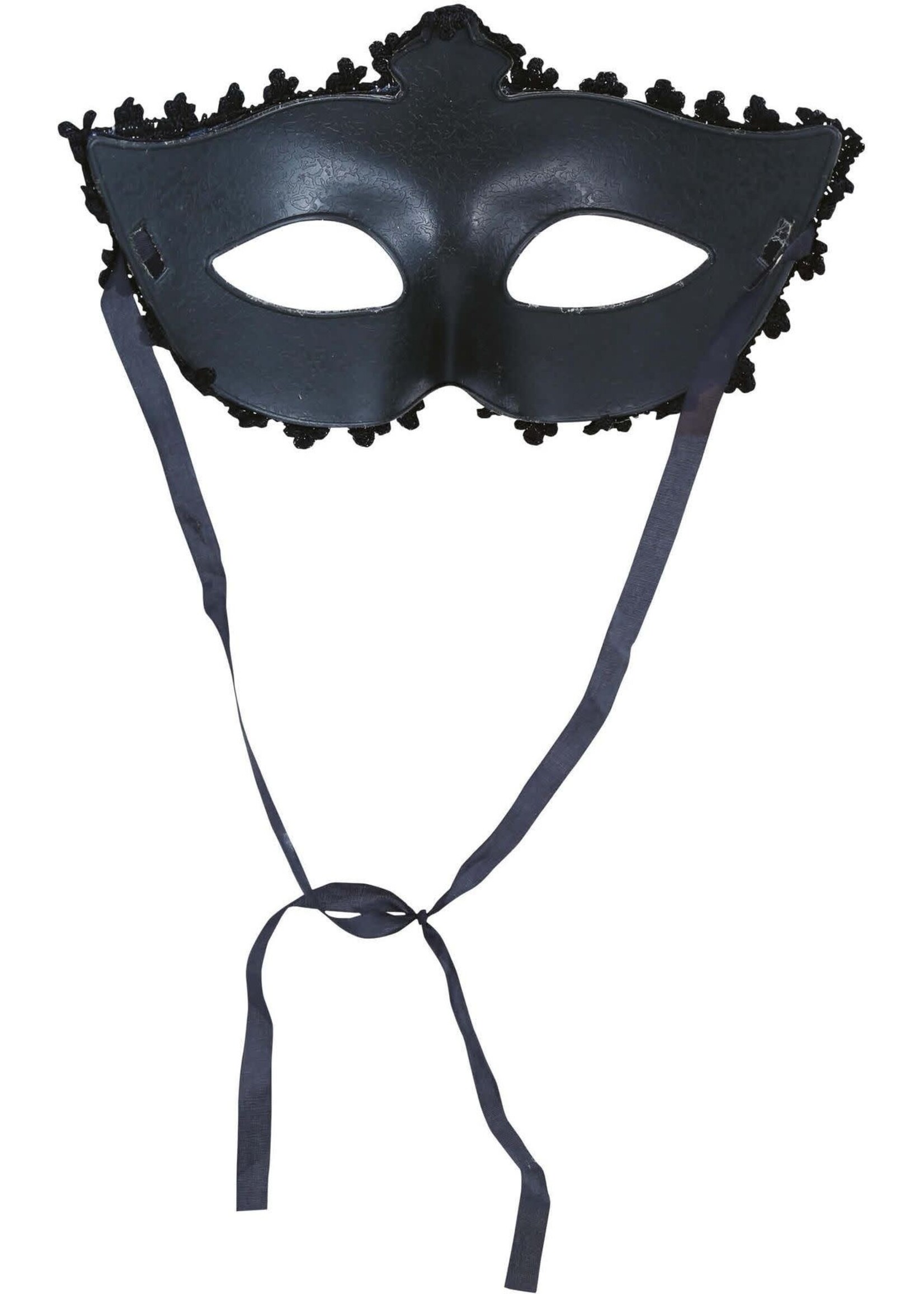 Fiestas Guirca Oogmasker rode bloemen