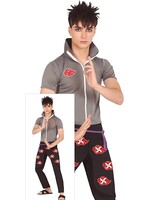 Fiestas Guirca Tienerkostuum Zwarte Anime Ninja 14-16 jaar