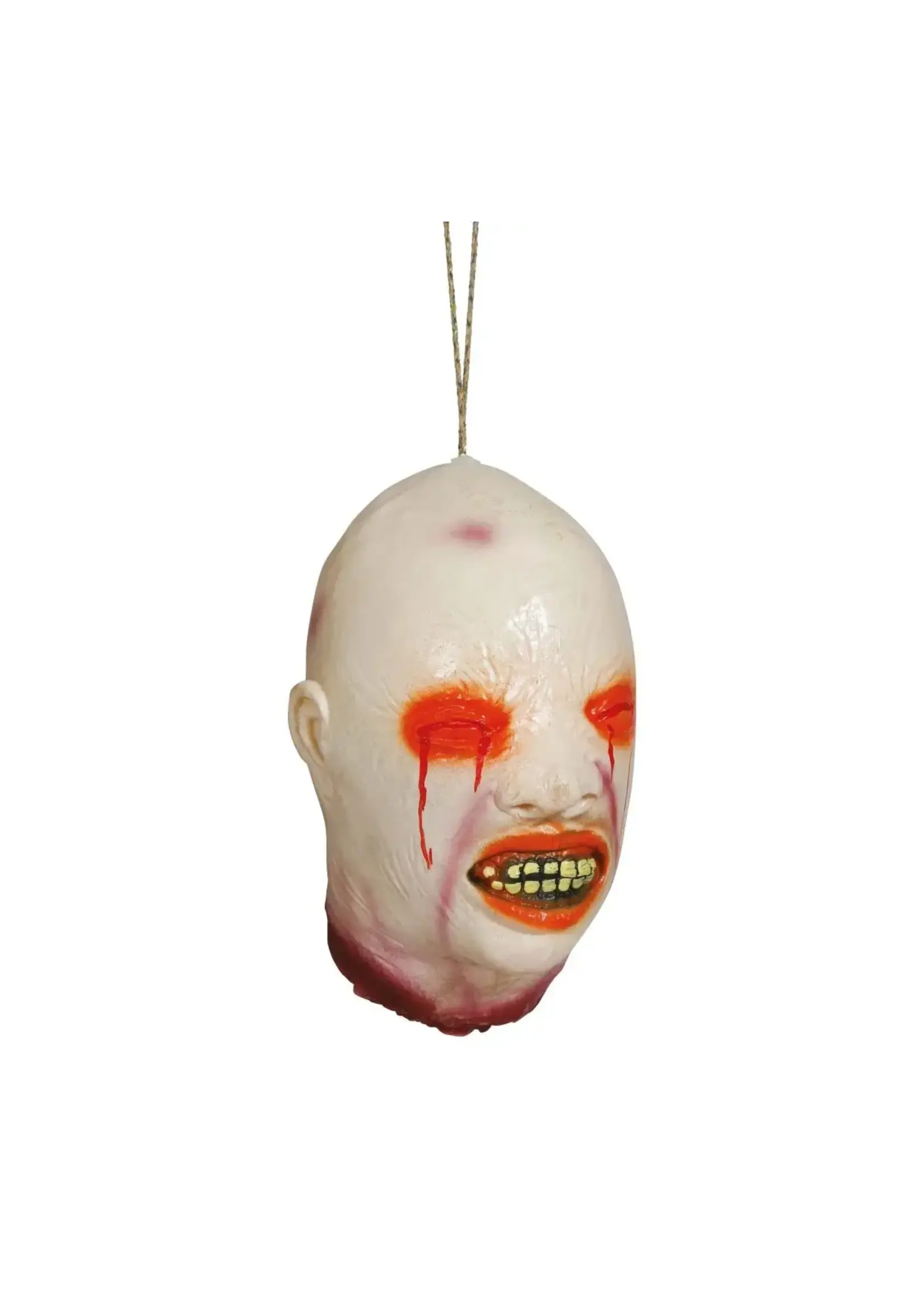 Fiestas Guirca Halloween Decoratie Hangend Zombiehoofd