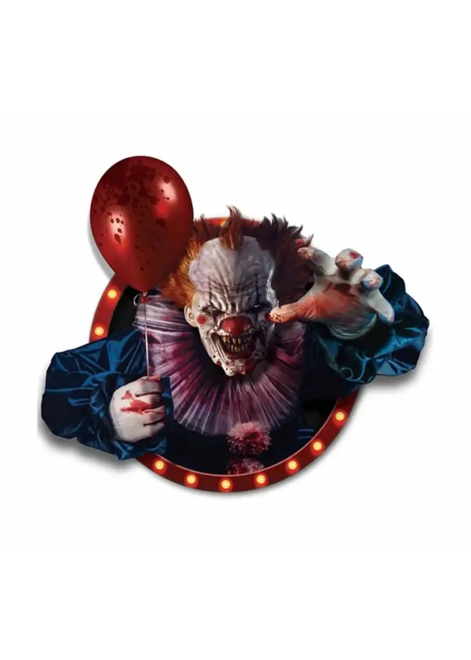 Fiestas Guirca Halloween muursticker killerclown