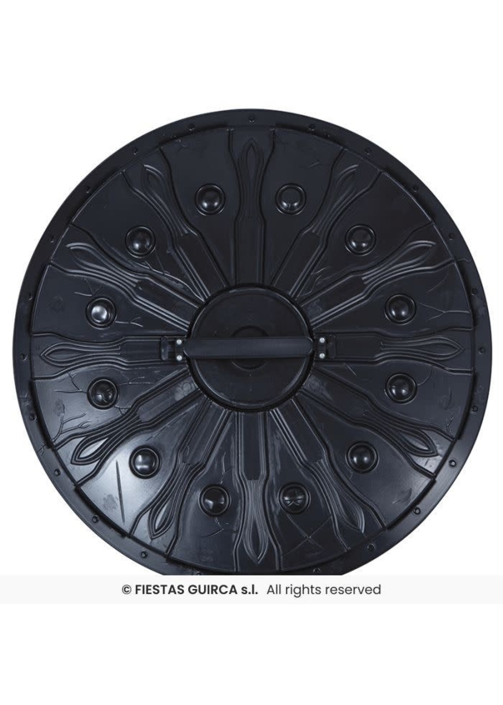 Fiestas Guirca Schild Spartaan Goudzwart