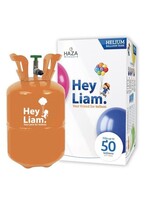 Haza-Witbaard Helium cilinder voor 50 ballonnen Hey Liam.