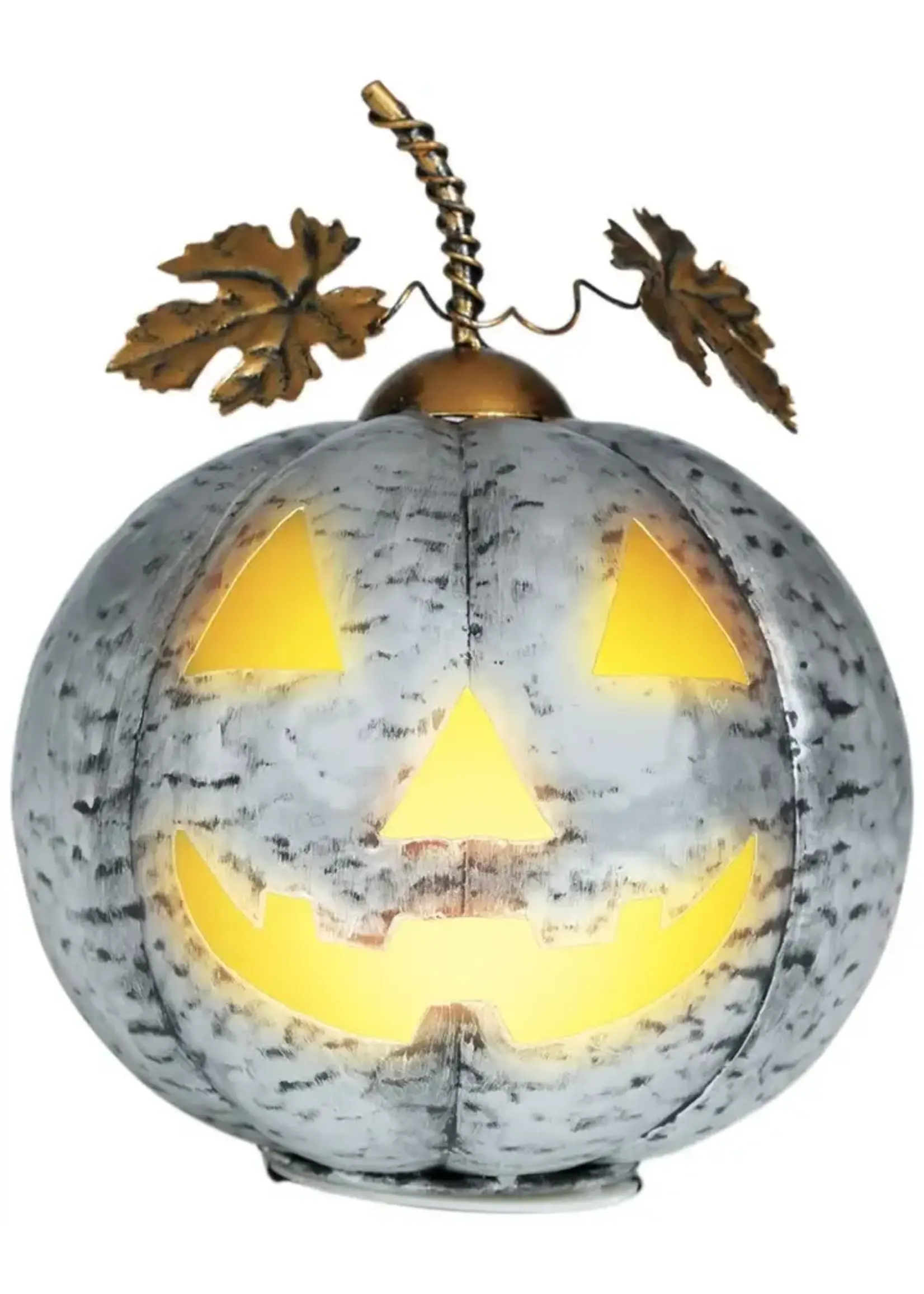 Fiestas Guirca Pompoen zilver met licht