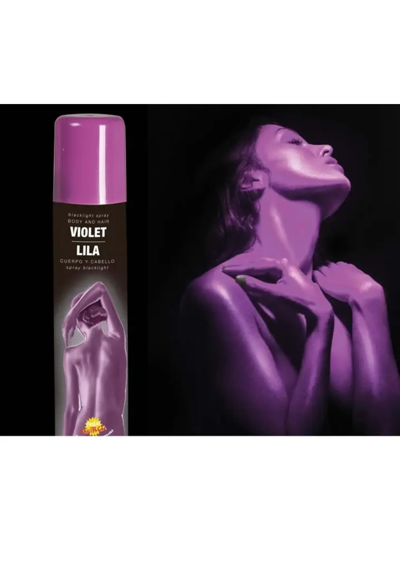 Fiestas Guirca Hair and Body Spray UV Lila 75ml