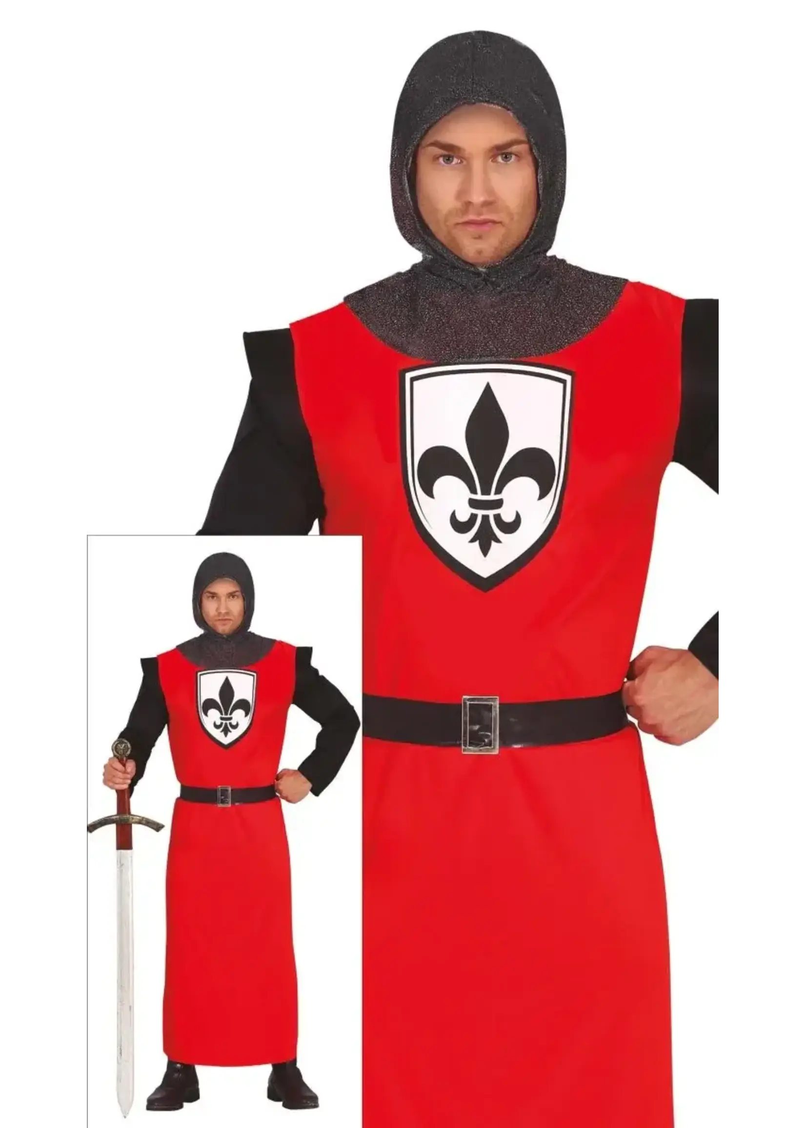 Fiestas Guirca Ridderkostuum Volwassenen