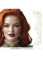 Fiestas Guirca Tattoo gouden glitters