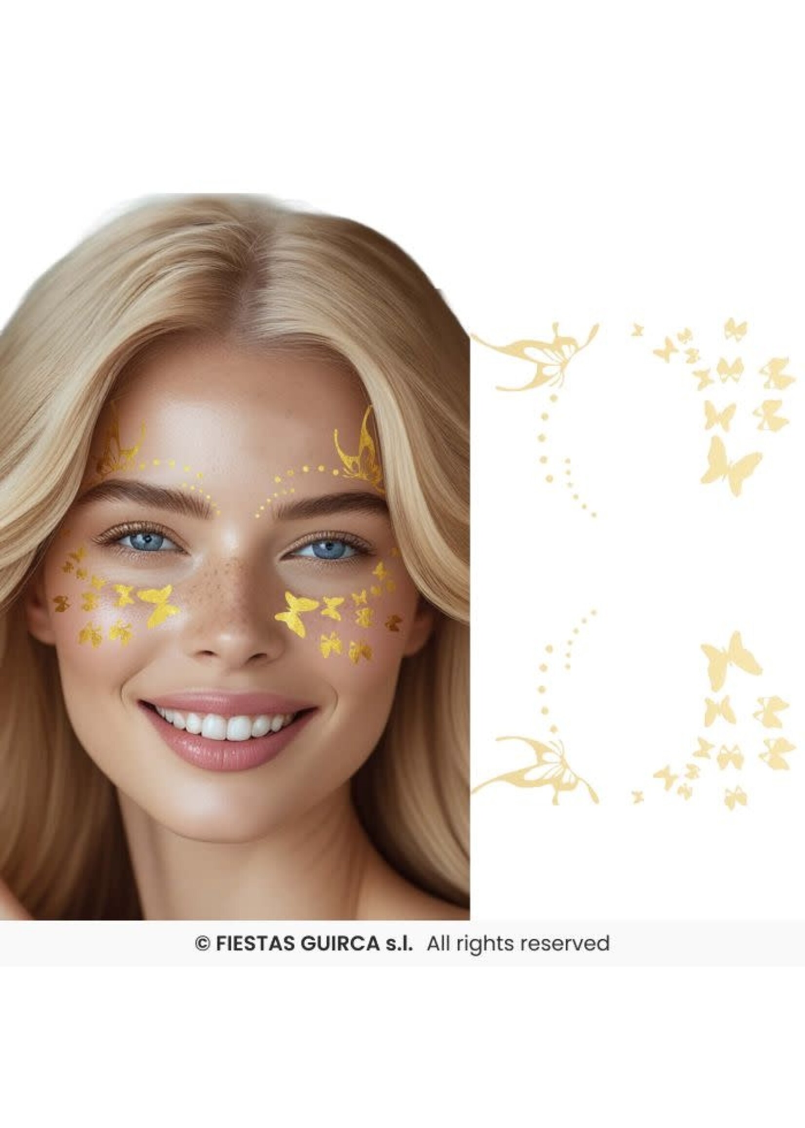 Fiestas Guirca Gouden tatoeages