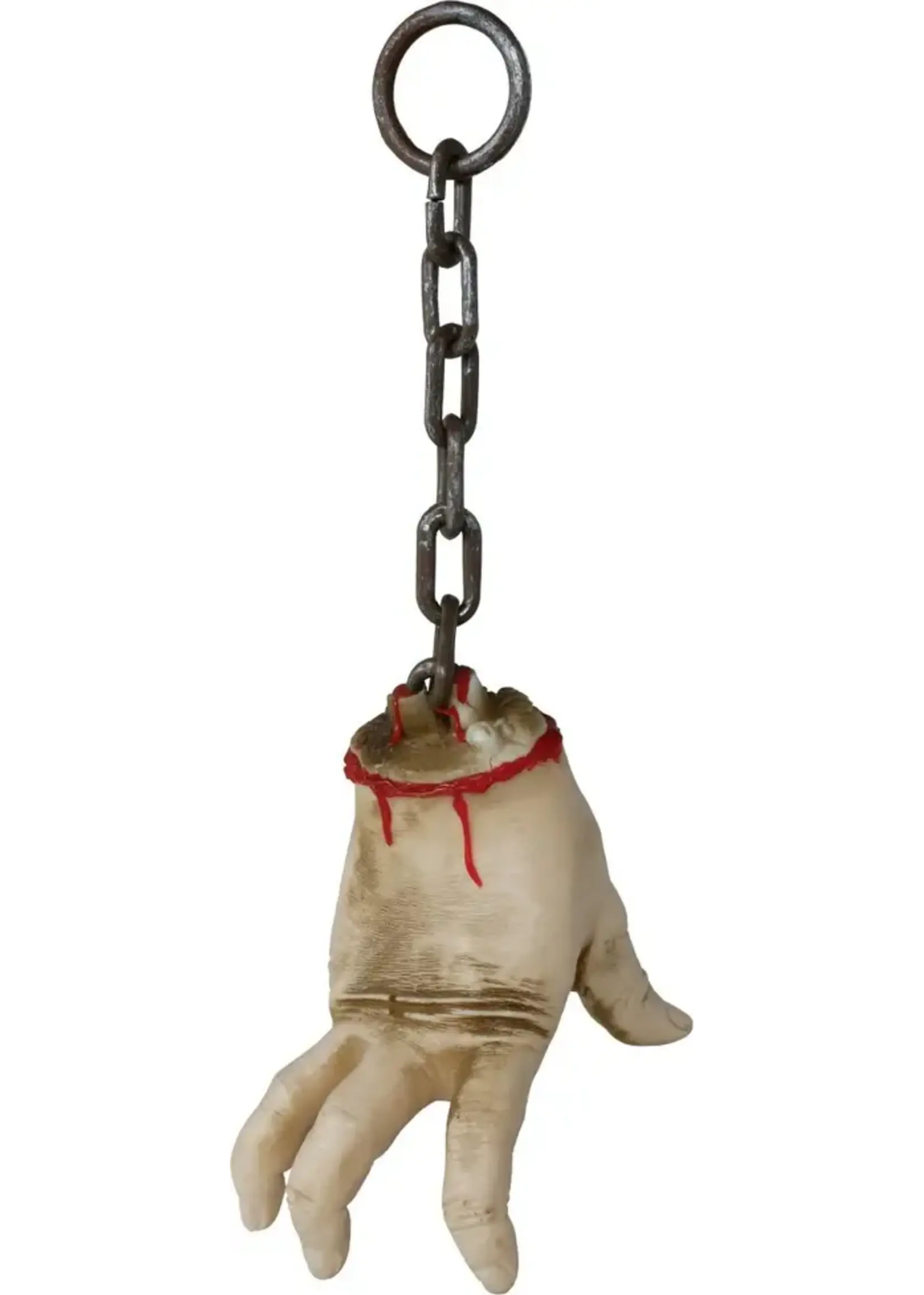 Fiestas Guirca Afgehakte hand met ketting van 40 cm