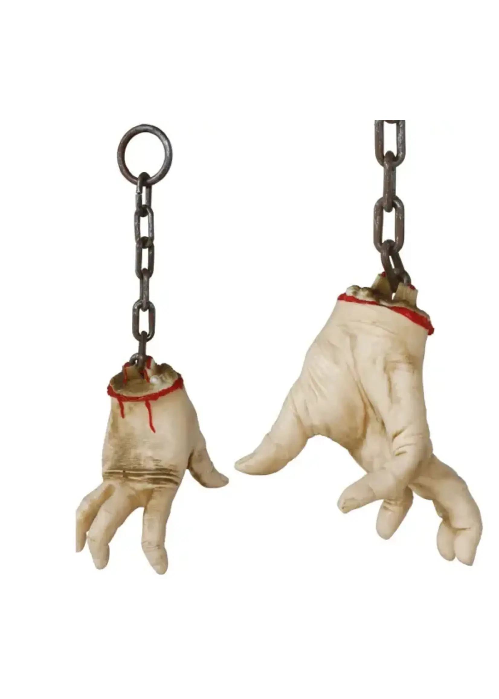 Fiestas Guirca Afgehakte hand met ketting van 40 cm