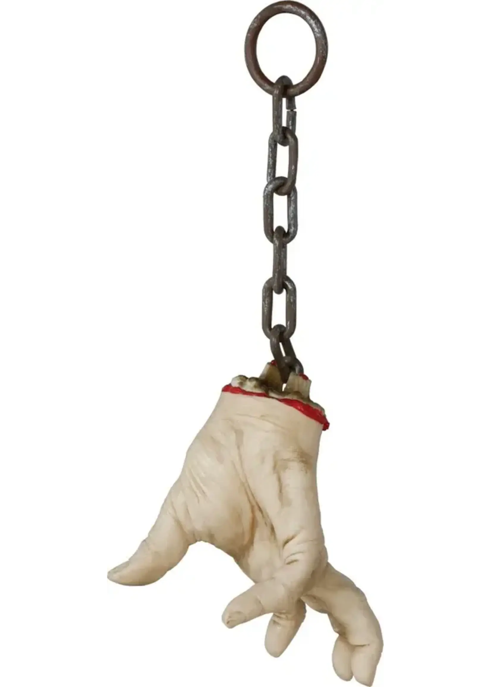 Fiestas Guirca Afgehakte hand met ketting van 40 cm