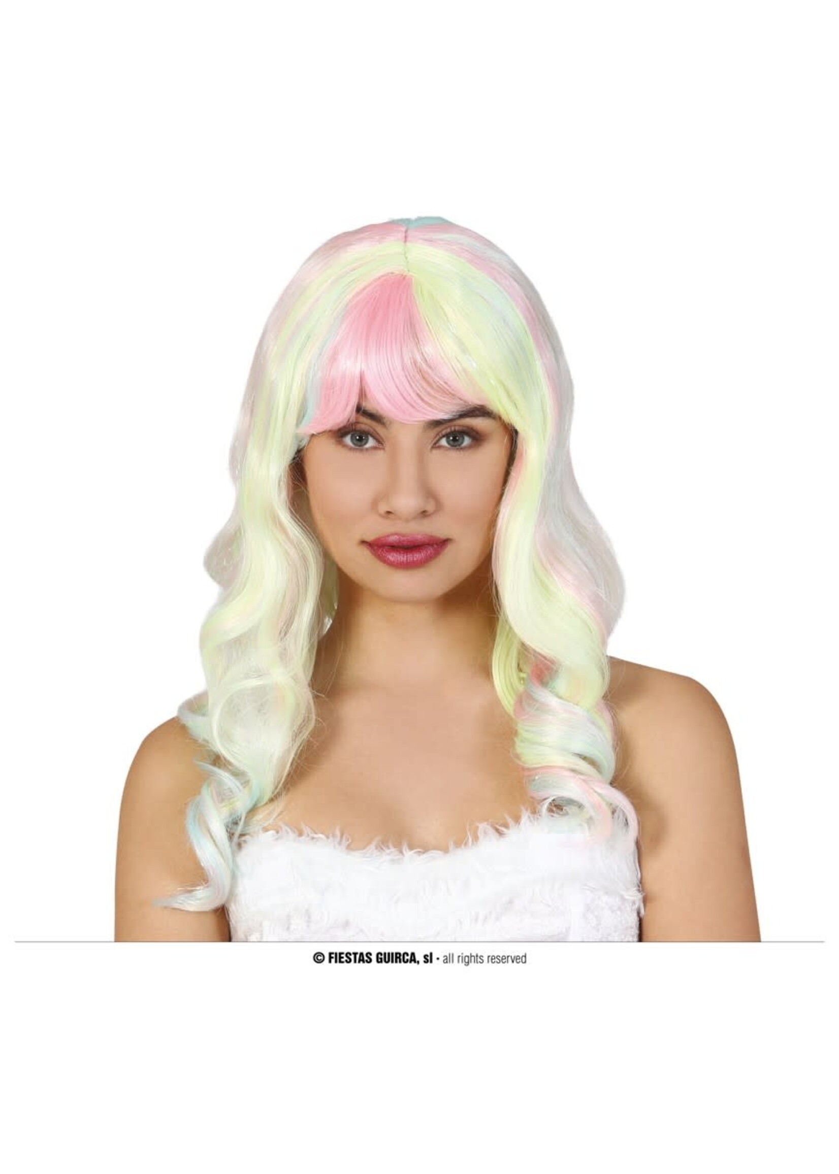 Fiestas Guirca Pruik Pastel Multicolor