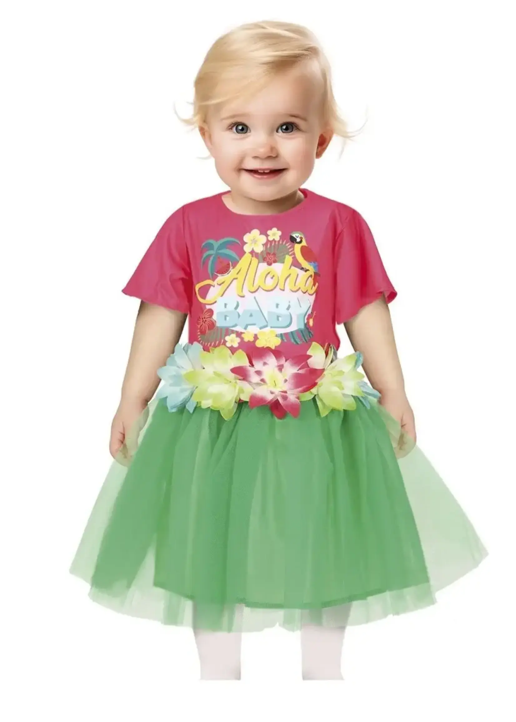 Fiestas Guirca Kinderkostuum Aloha Tropische Jurk