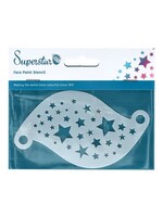 Superstar Face paint stencil Superstar Stars