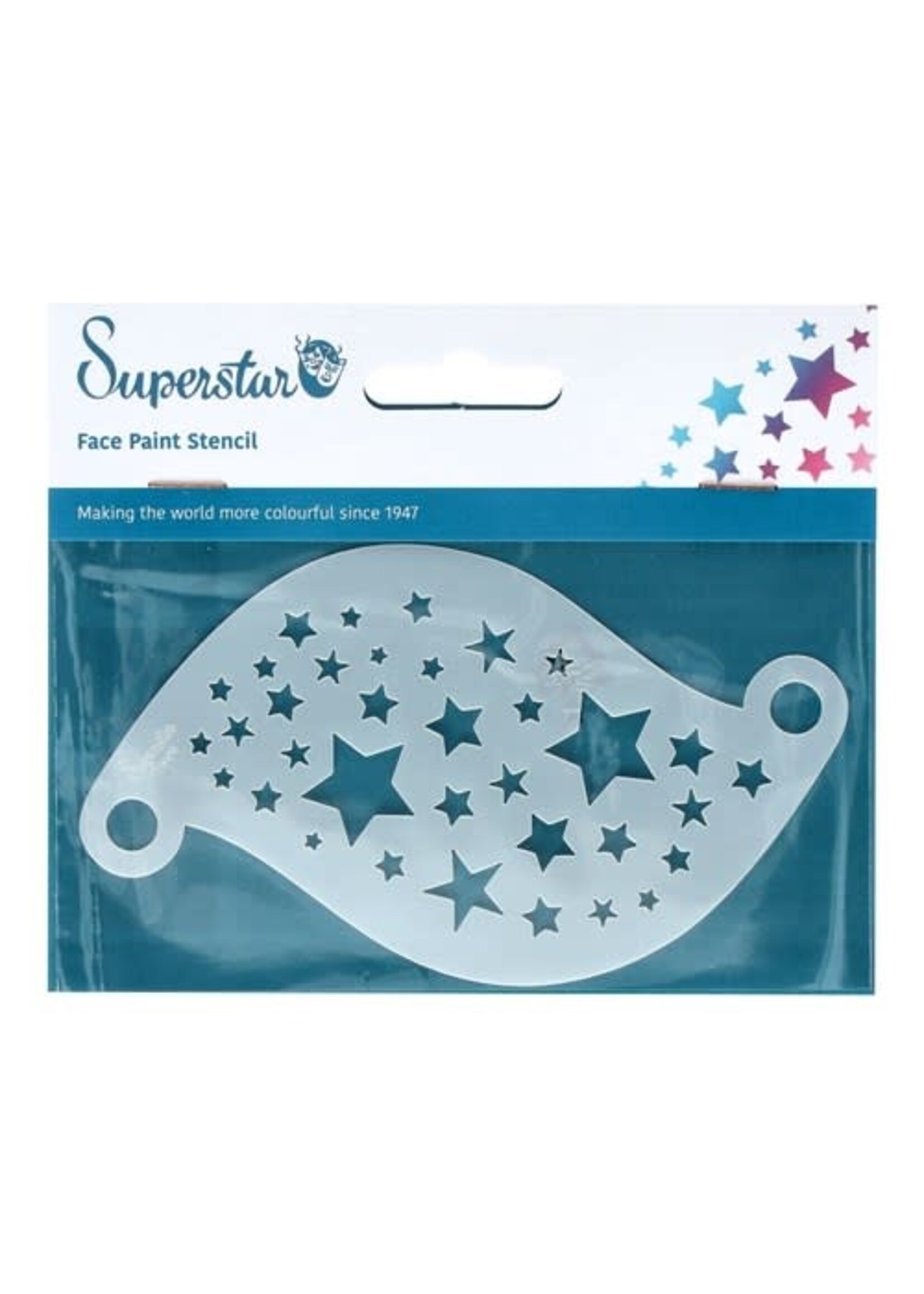Superstar Face paint stencil Superstar Stars