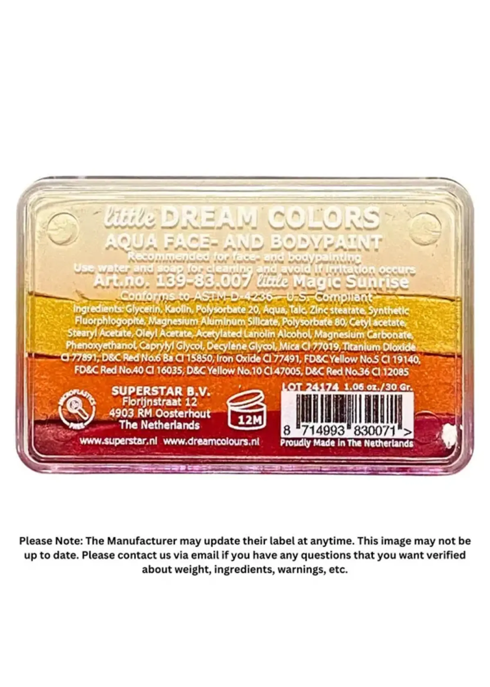 Superstar Facepaint Little Magic Sunrise 30gr