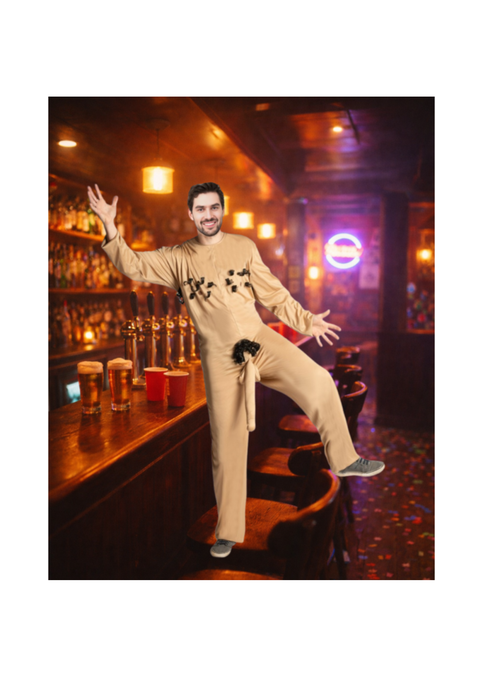 Feestkleding Breda Naakte Man Kostuum - One-Size