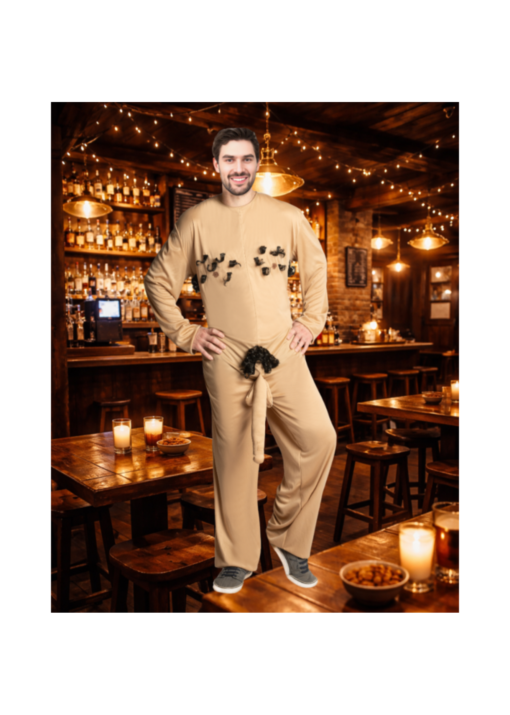 Feestkleding Breda Naakte Man Kostuum - One-Size