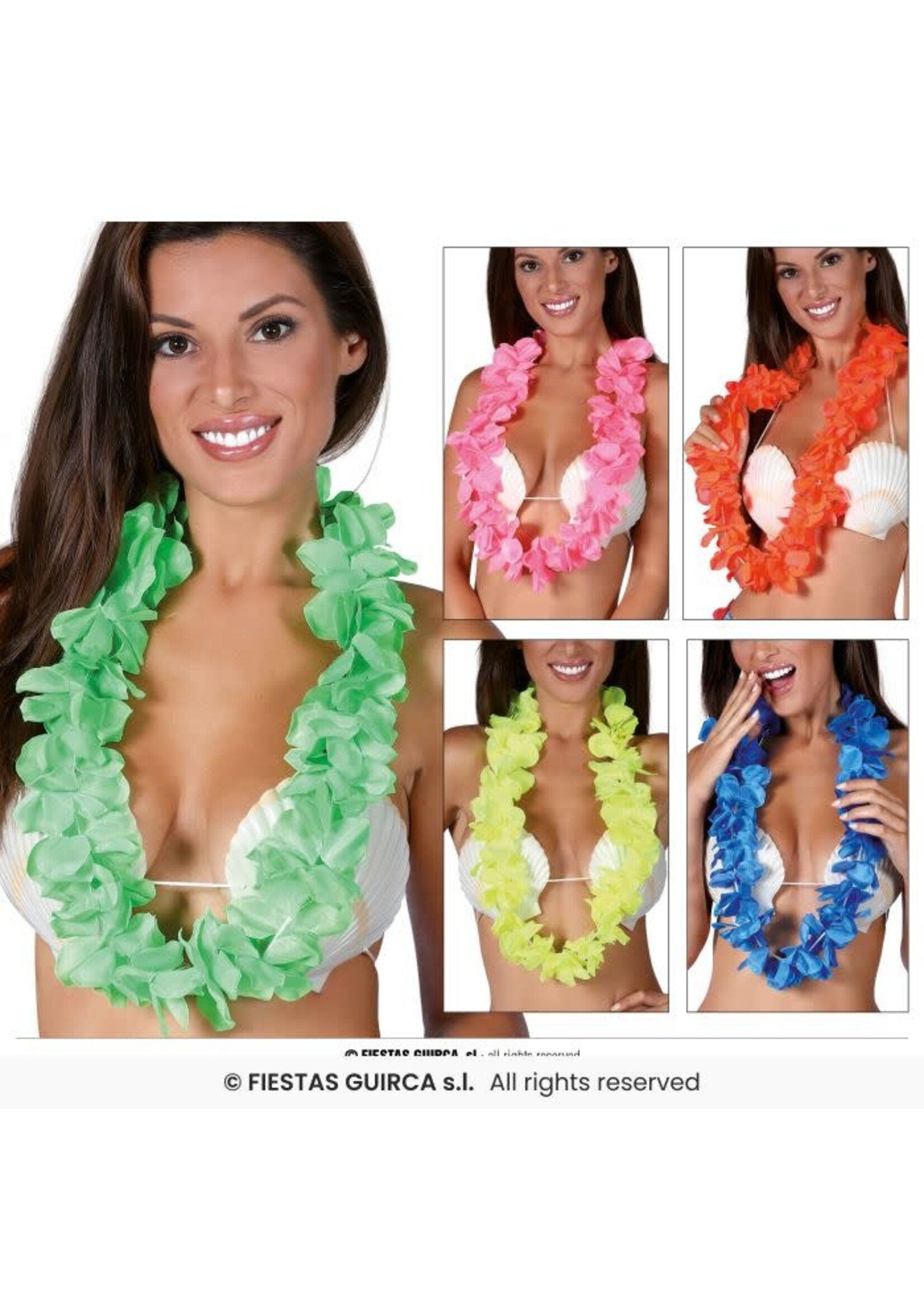 Fiestas Guirca Hawaii slinger Neon Geel