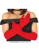 Fiestas Guirca Handschoenen lang rood