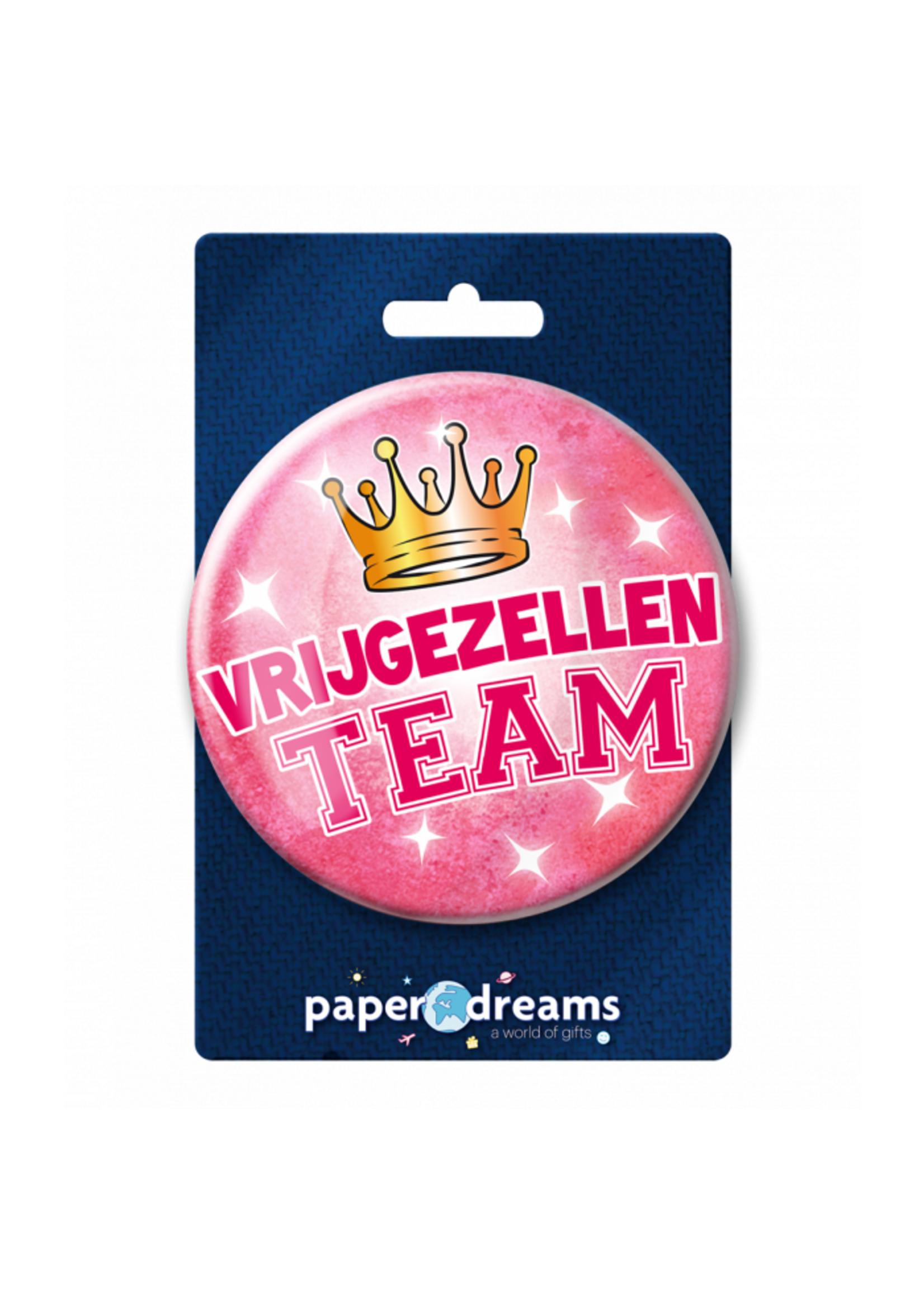 Feestkleding Breda Button XL vrijgezellen team roze