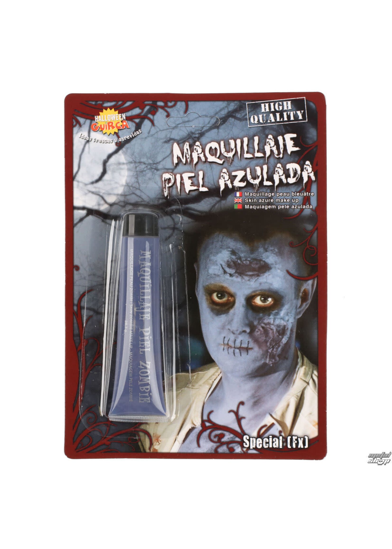 Fiestas Guirca Zombie schmink blauw