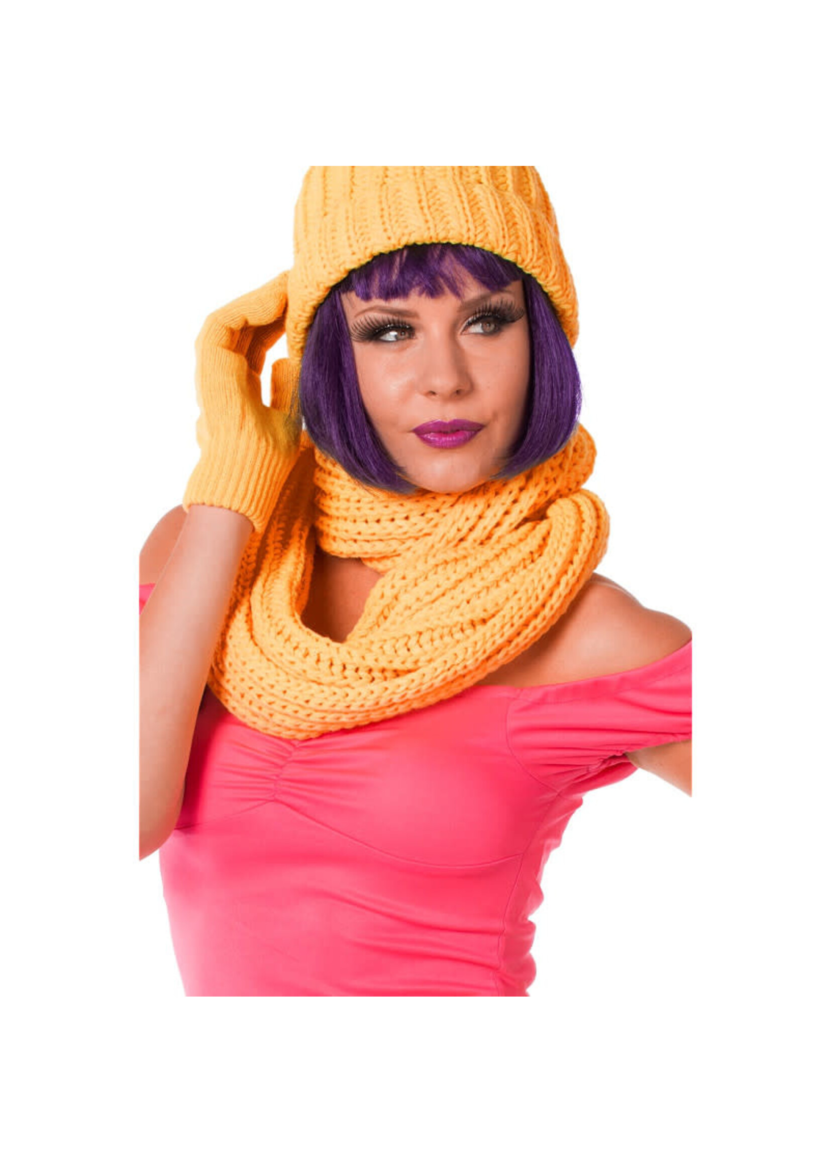 Wilbers & Wilbers Sjaal rond Neon oranje