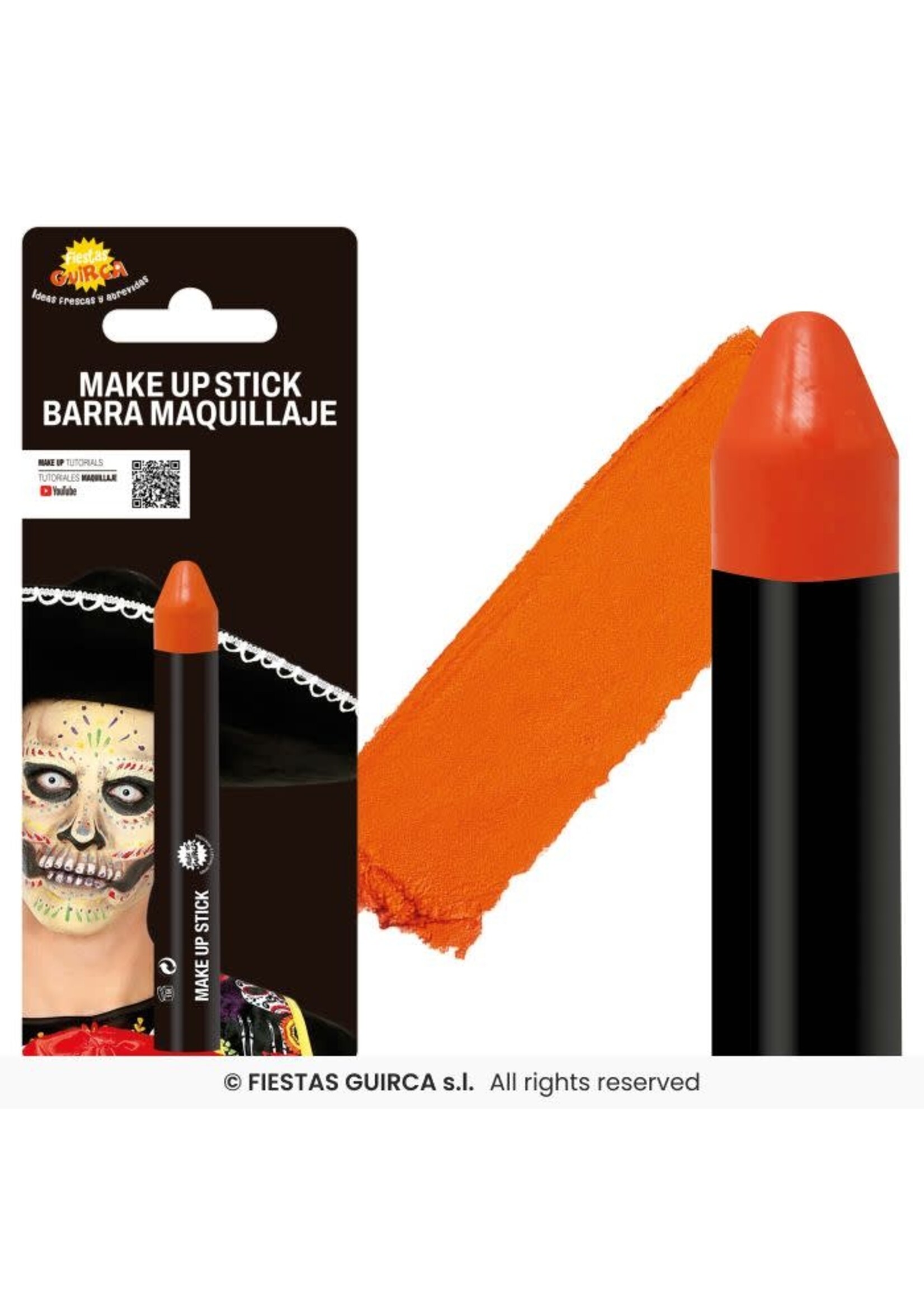 Fiestas Guirca Make-up stick oranje