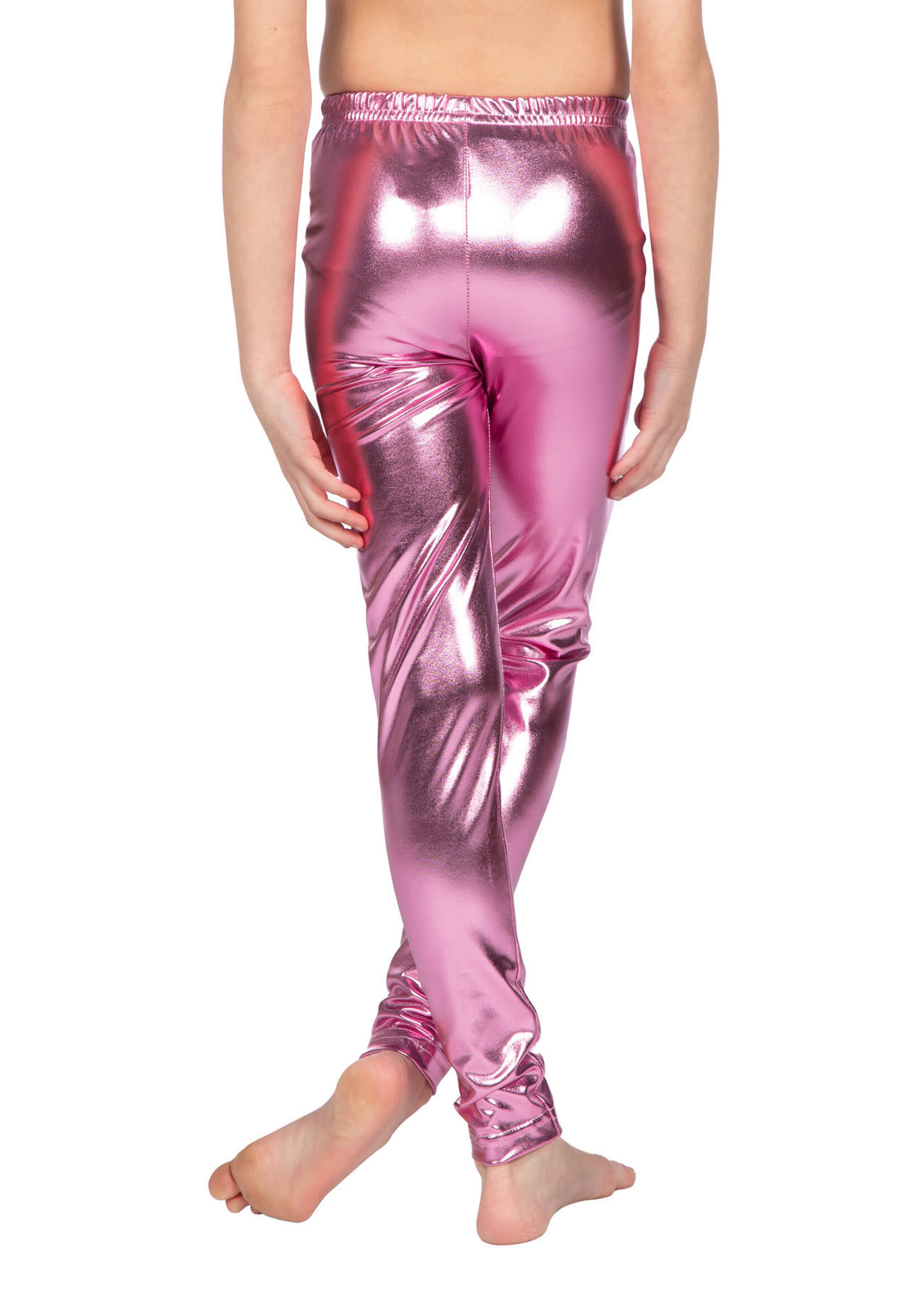 Wilbers & Wilbers Legging metallic roze kind