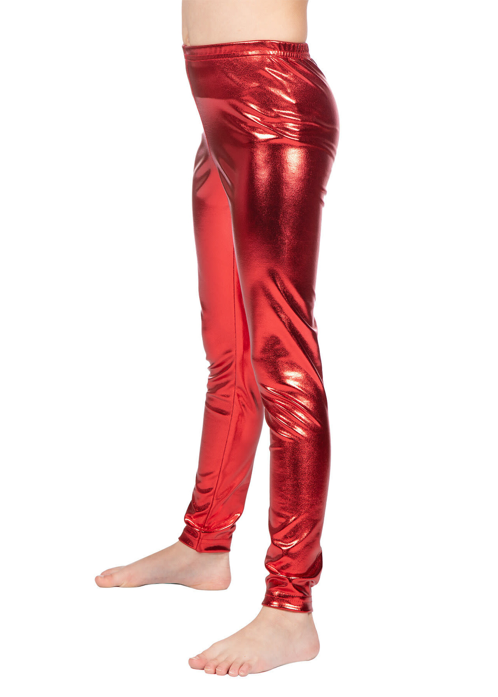 Wilbers & Wilbers Legging Metallic rood kind