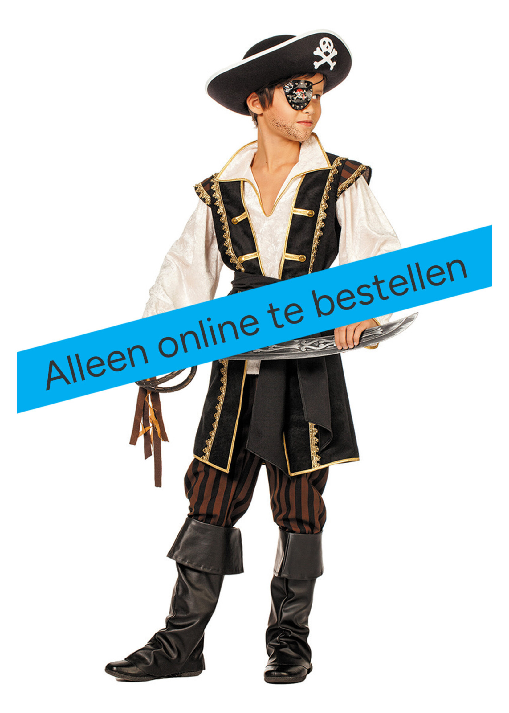 Wilbers & Wilbers Kostuum piraat bruin kind