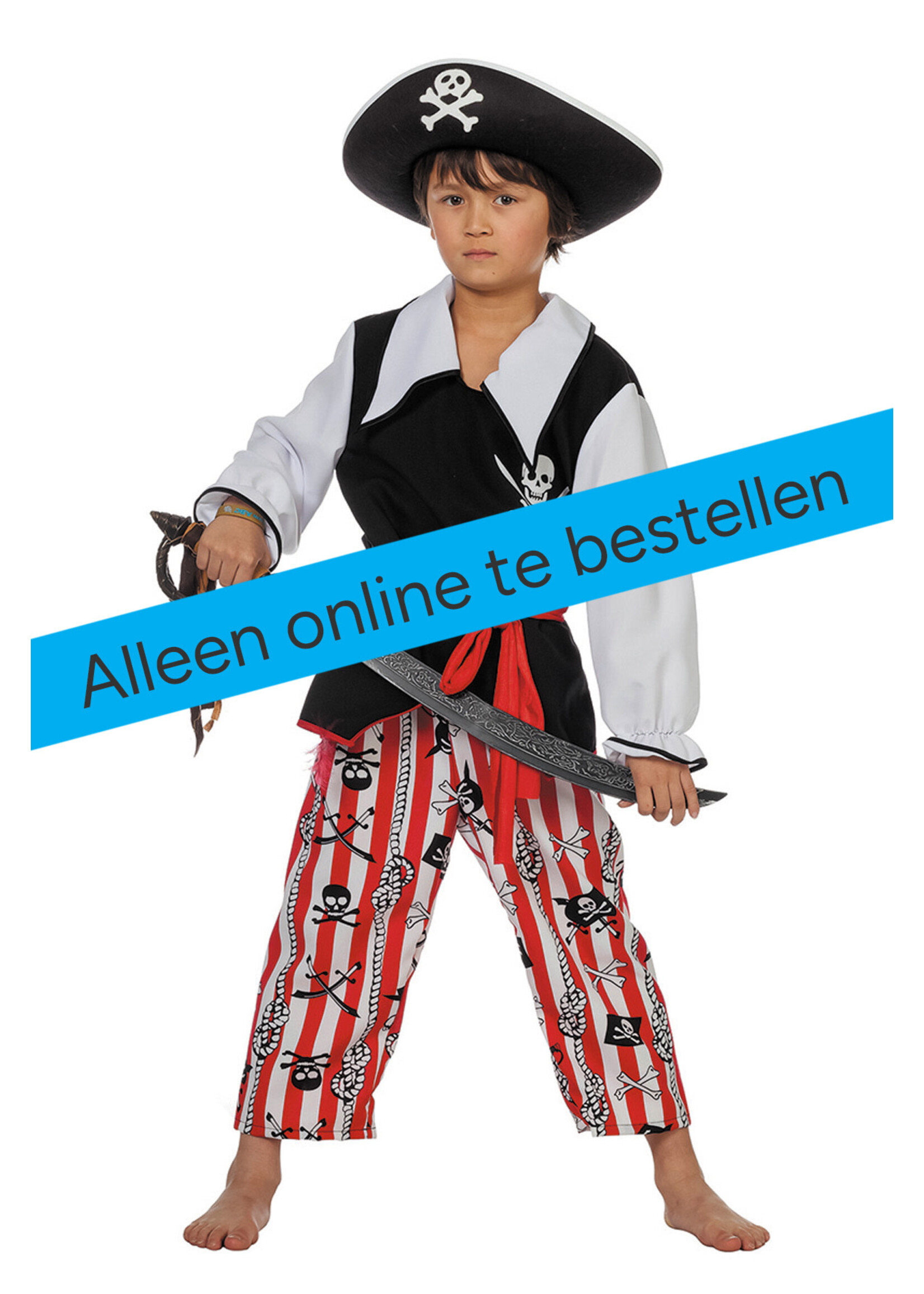 Feestkleding Breda Kostuum Piraat Schateiland kind