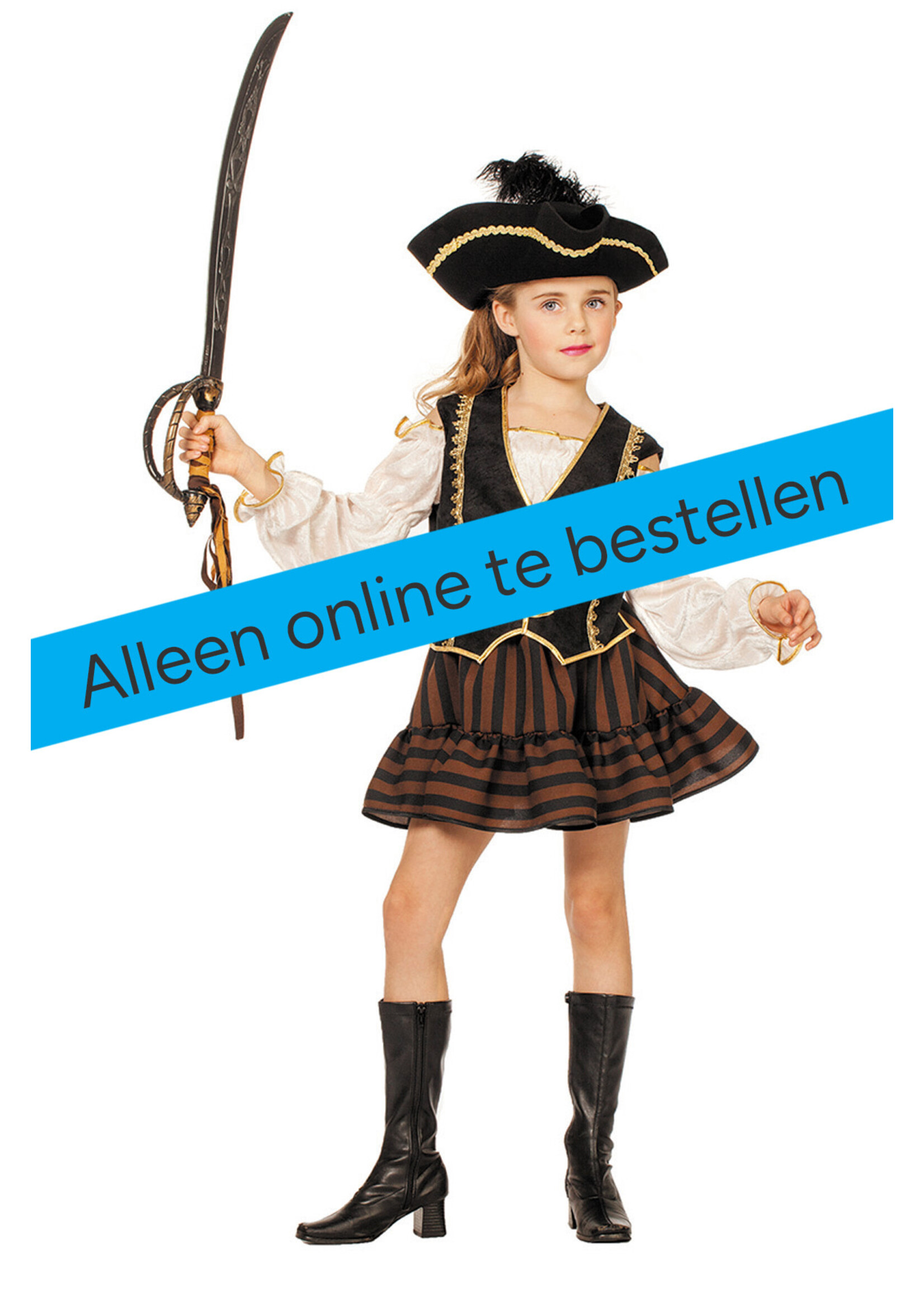 Wilbers & Wilbers Kinderkostuum piraat meisje