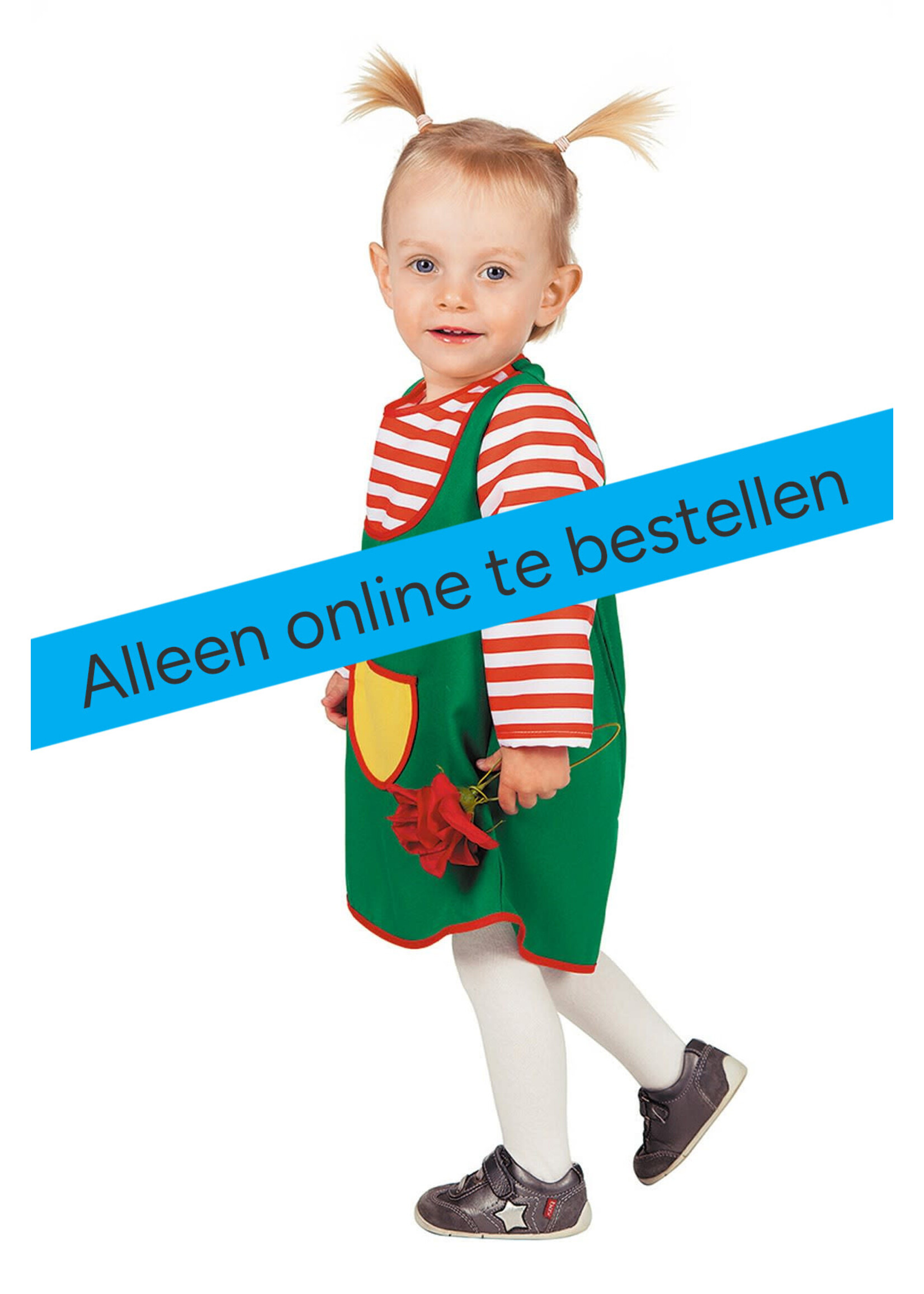 Feestkleding Breda Jurk groen kind