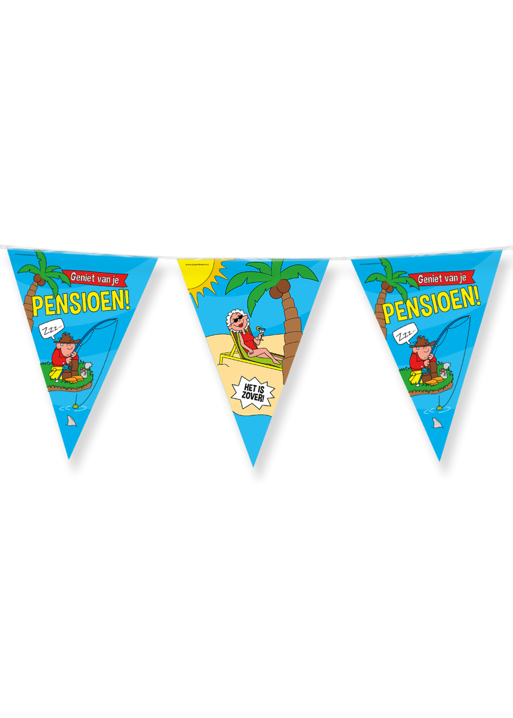 Feestkleding Breda Vlaggenlijn pensioen cartoon