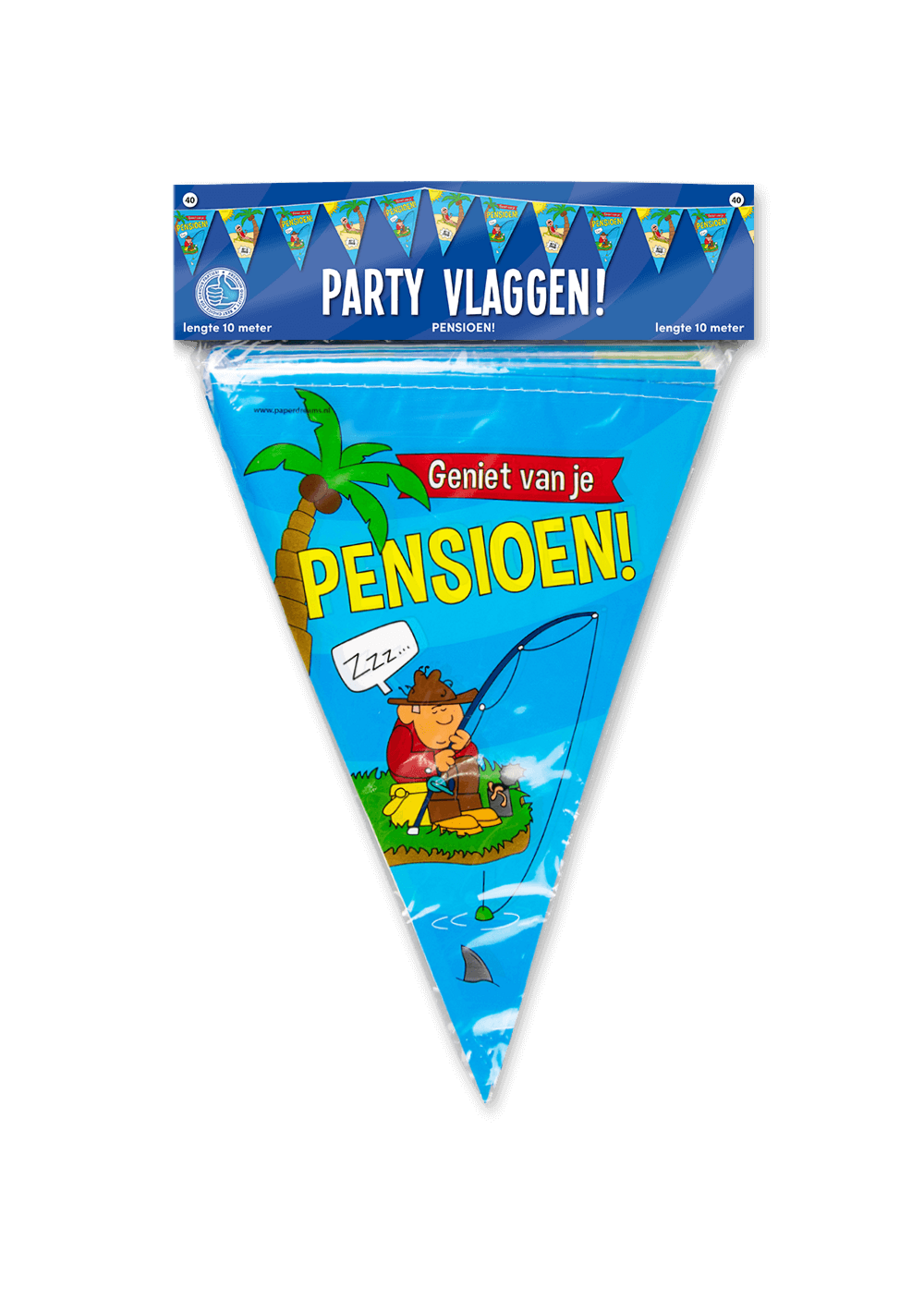 Feestkleding Breda Vlaggenlijn pensioen cartoon