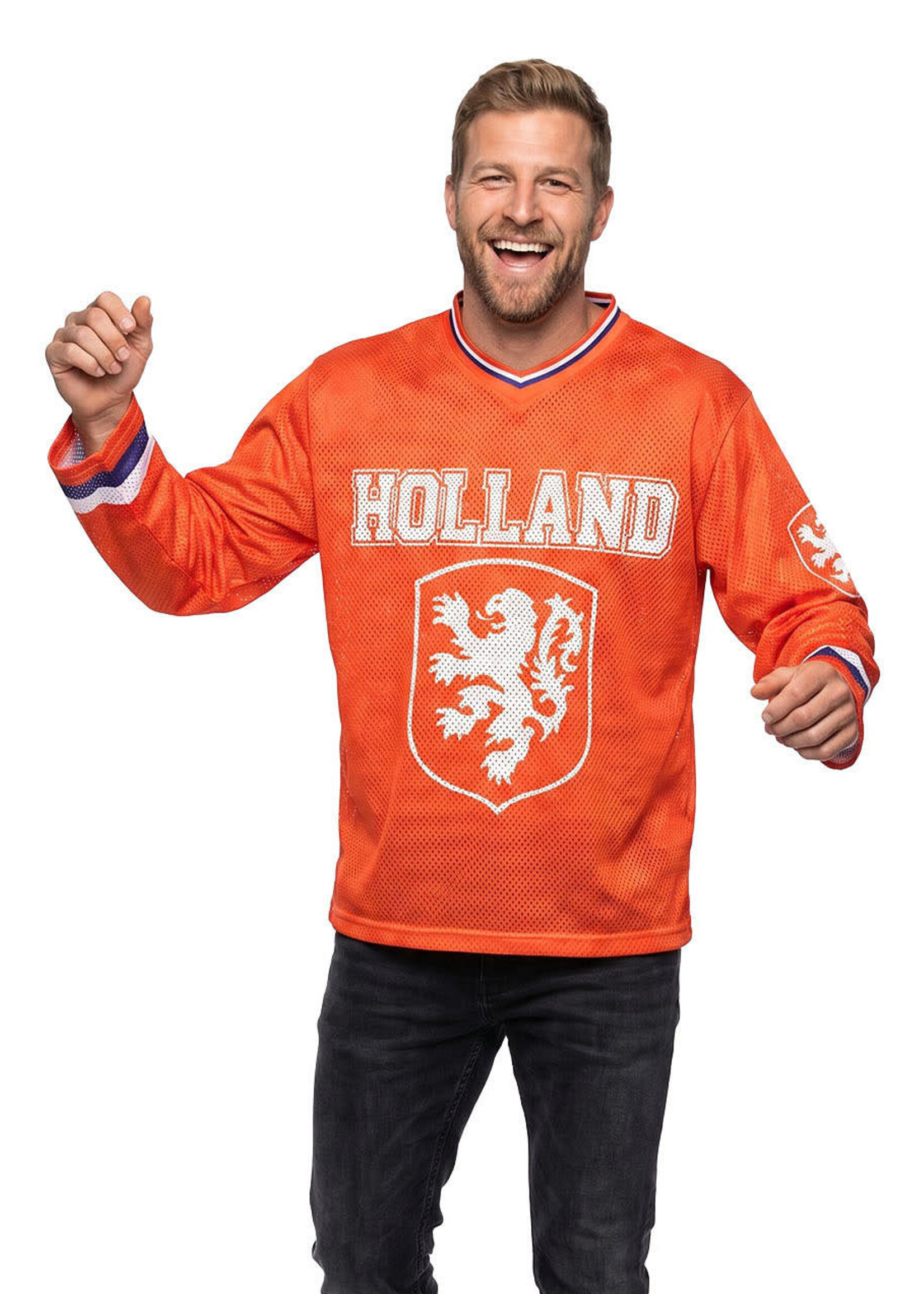 Wilbers & Wilbers Ijshockeyshirt Holland lange mouwen (oversized)