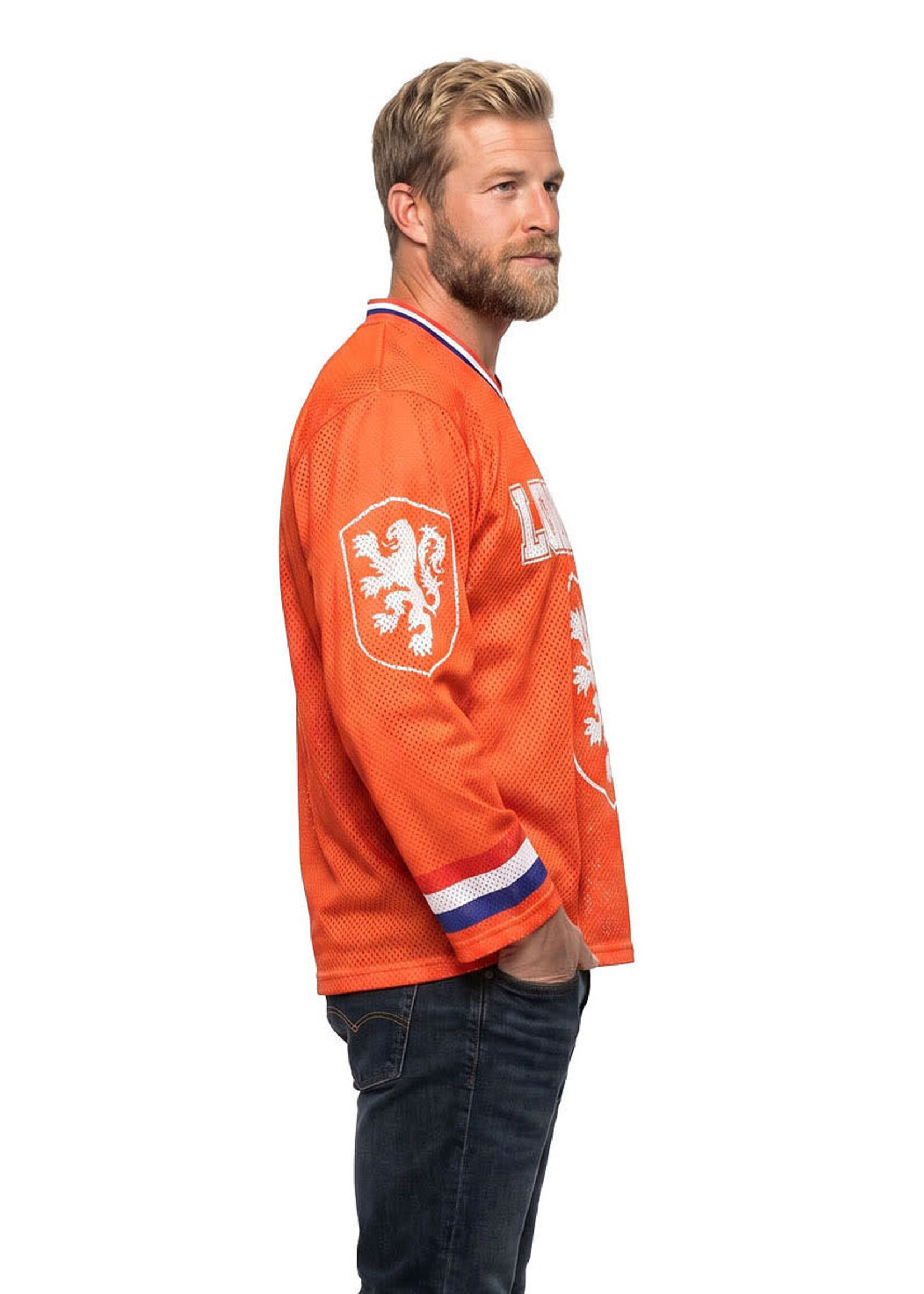 Wilbers & Wilbers Ijshockeyshirt Holland lange mouwen (oversized)