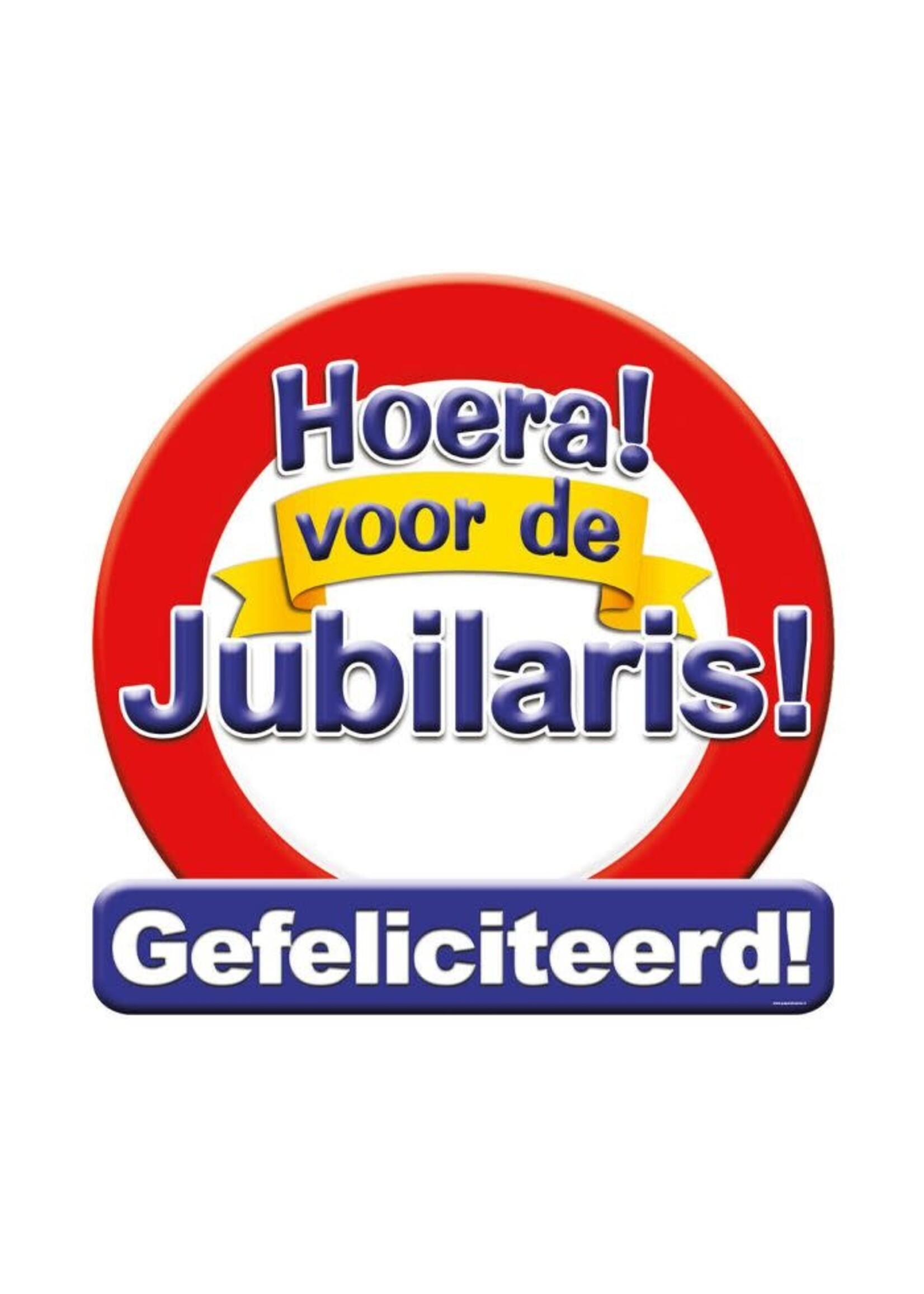 Feestkleding Breda Huldeschild verkeersbord jubileum