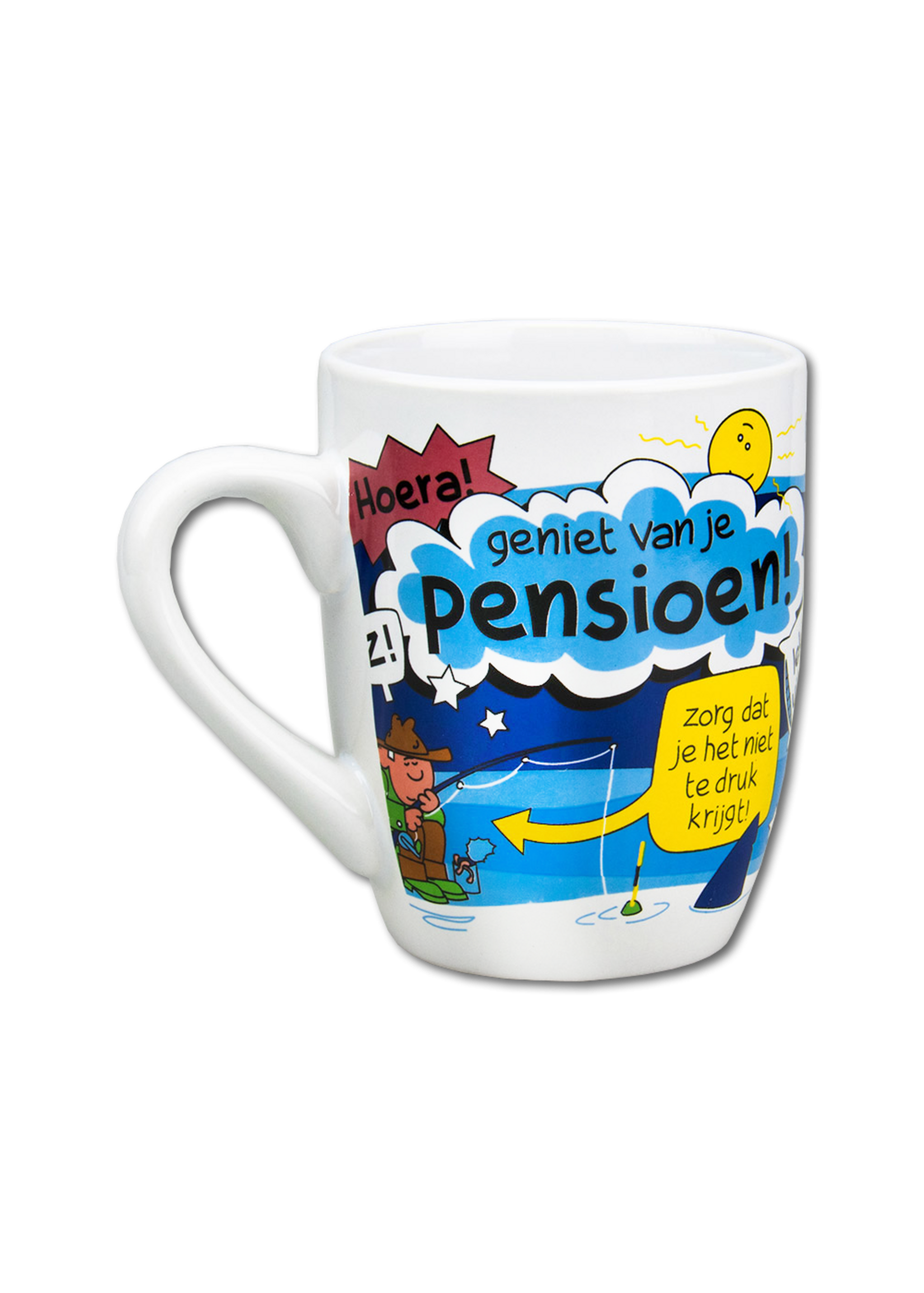 Feestkleding Breda Mok cartoon Pensioen