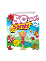 Feestkleding Breda Wenskaart - Sarah cartoon