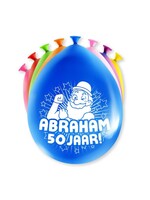 Feestkleding Breda Abraham gekleurde ballonnen